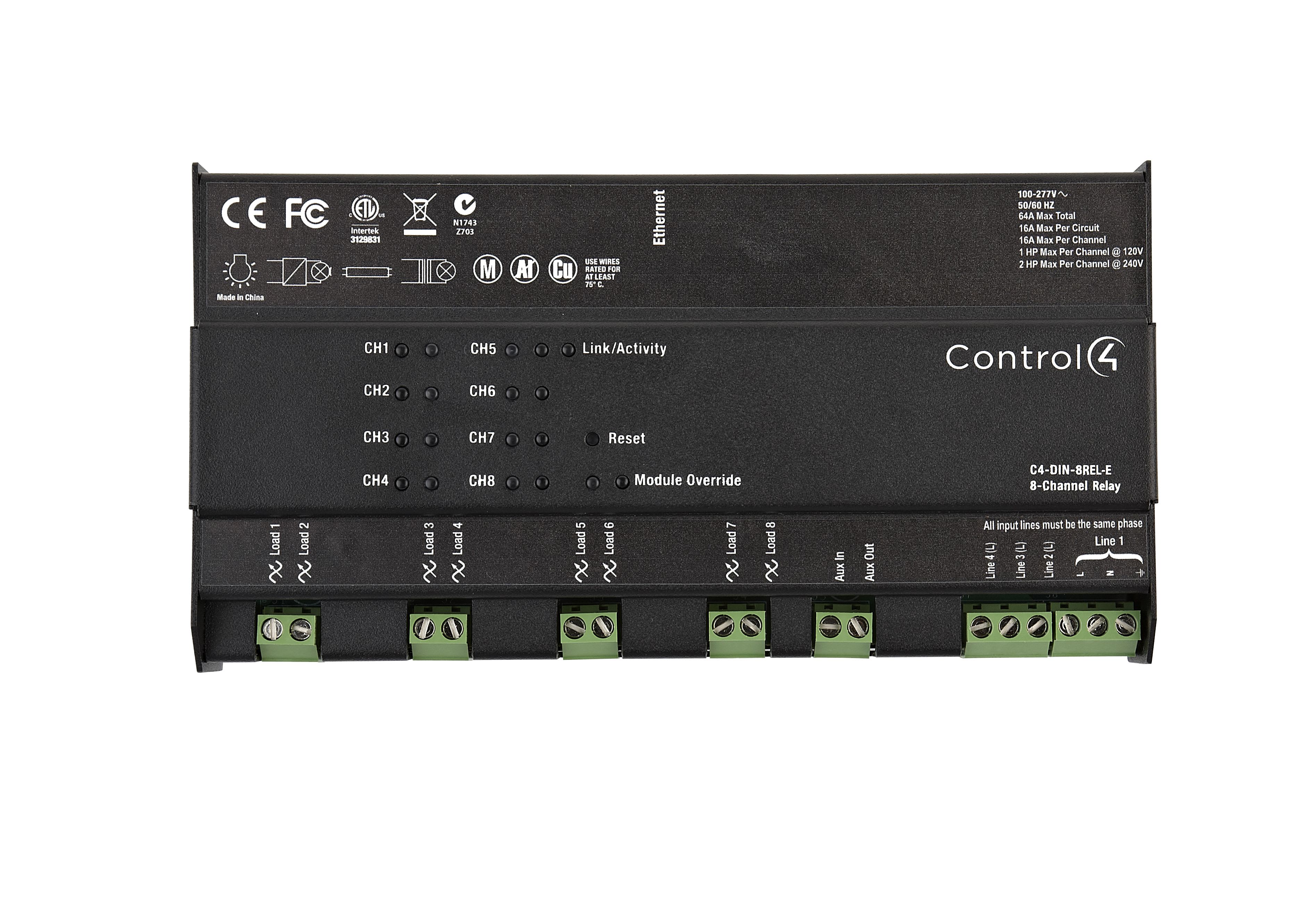 Control4 C4-DIN-8REL-E2 NCMS
