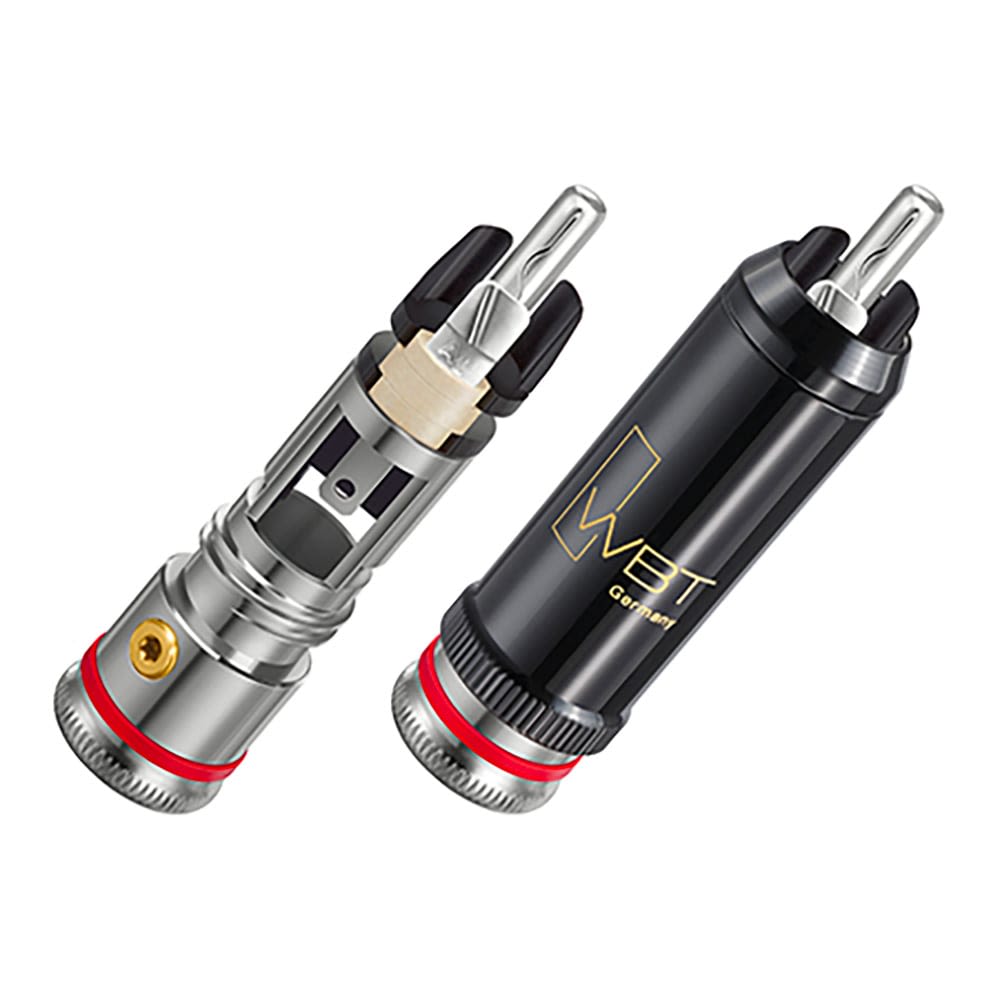 WBT-0102Ag Sølv RCA plugg