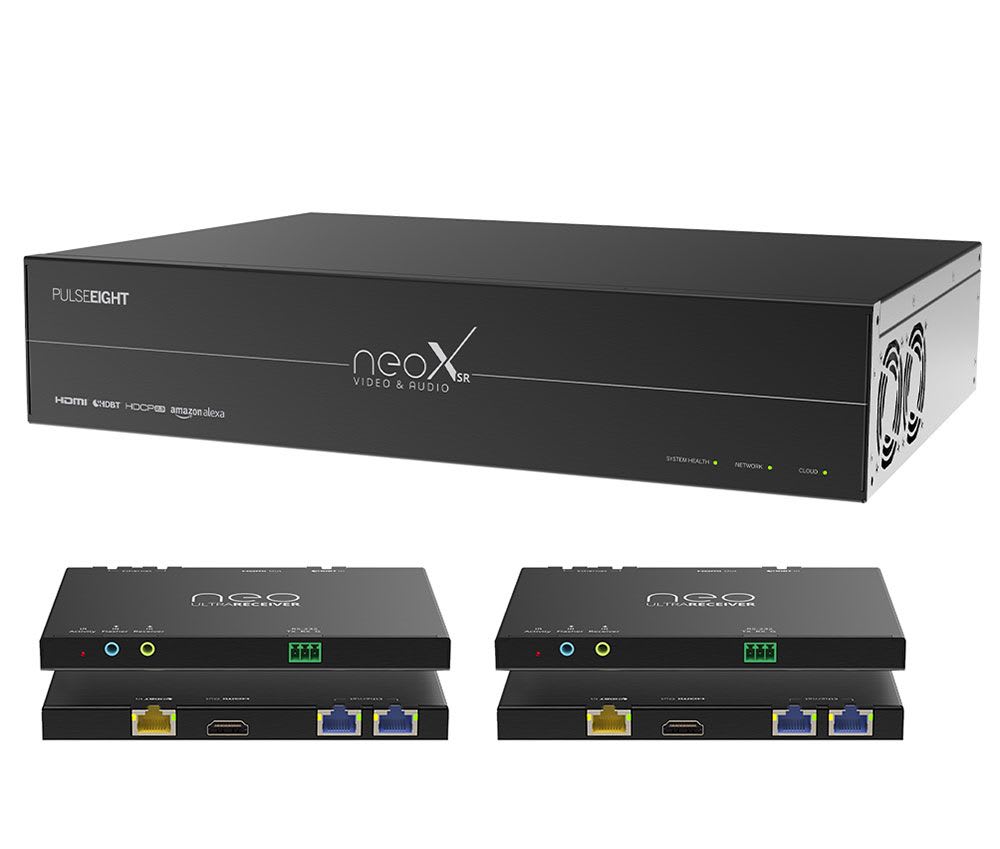 Pulse-Eight neo P8-HDBT2-L-66-S-KIT, XSR Video Matrix and neo:UltraSR ...