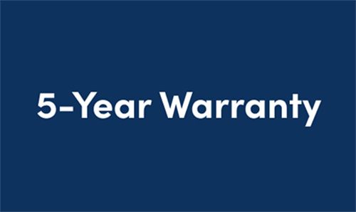 5 Year Warranty