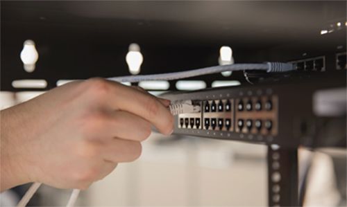 plugging ethernet into switch
