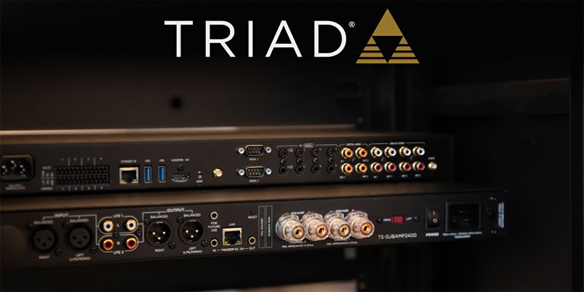 Triad subwoofer effektforsterker serie