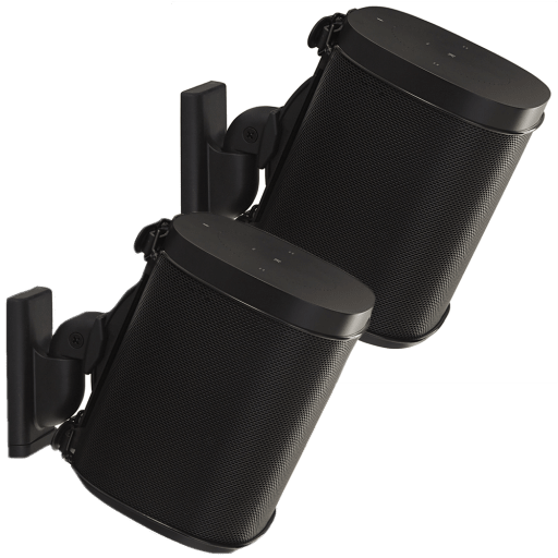 Sanus WSWM22-B2 veggfeste til Sonos ONE og ONE SL i sort, par *