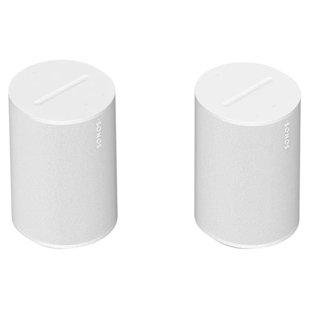 Sonos ERA 100 Pro, PoE trådløs høyttaler i hvit, par