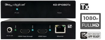 Key Digital KD-IP1080TX, HDMI over IP with POE (Tx)