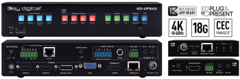 Key Digital KD-UFS42, 4K 18G Universal Format Switcher