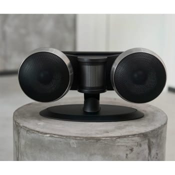 Gallo Acoustics Strada 2 senter bokhyllehøyttaler i rustfritt stål/sort, stk.