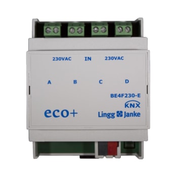 KNX secure Binærinngang 4-kanal 230V - BE4F230-SEC