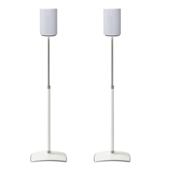 Sanus WSSE1A2-W2, justerbart gulvstativ til Sonos ERA 100 i hvit, par