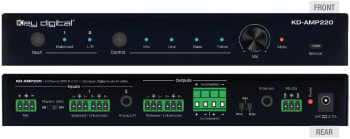 Key Digital KD-AMP220, integrert effektforsterker