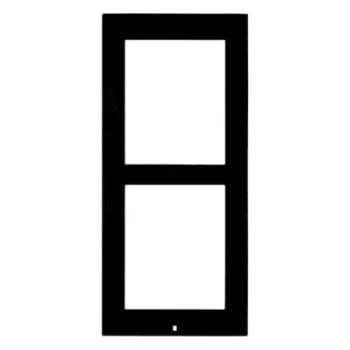 Control4 C4-DS2-2M-FM-BL, 2 Module Flush Mount Frame (Black)