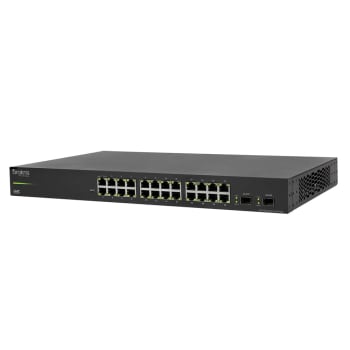 Araknis AN-220-SW-F-24-POE, L2 Managed Gigabit Switch with Partial PoE | 24 + 2 Front Ports