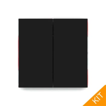 Ekinex ED2-RW-NF, FFseries, sort, 2 x vertikal rockers