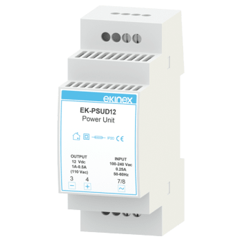 Ekinex EK-PSUD12, Switching power supply 230Vac 12Vdc 2A