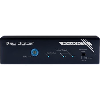 Key Digital KD-1x2CSK, 1x2 Ultra HD/4K HDMI Distribution Amplifier *