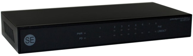 Pakedge SE-8P2-EPA, 8 port Gigabit unmanaged , 2/4 passthrough PoE