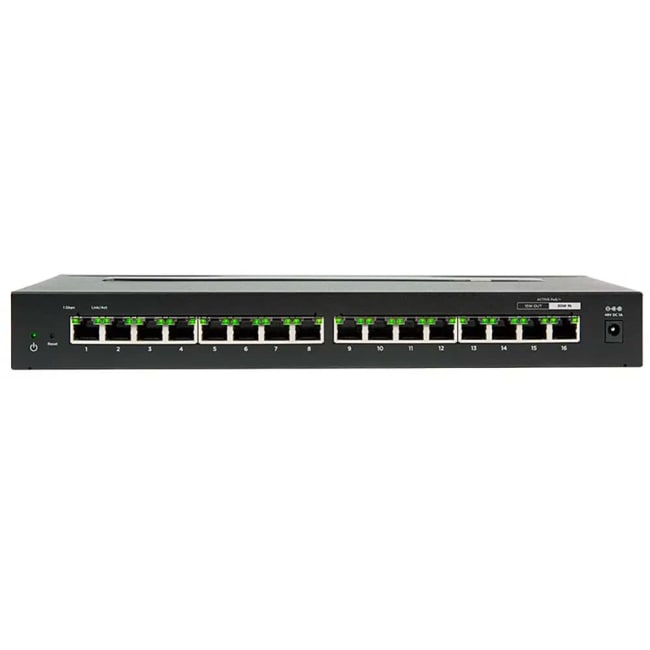 Araknis AN-110-SW-C-16P, PoE Power. 16-port Unmanaged/Gigabit Switch
