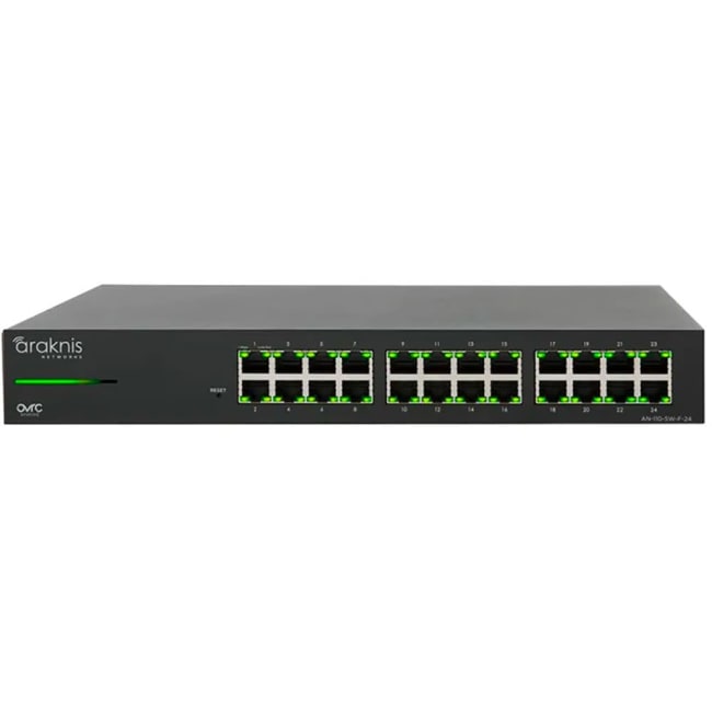 Araknis AN-110-SW-F-24, 24-port Unmanaged + Gigabit Switch