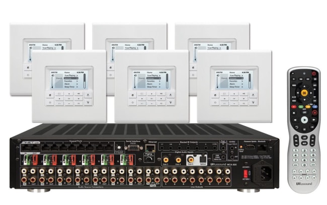 Russound KT2-88X, sentralenhet - Kit m/6 stk. MDK-C6