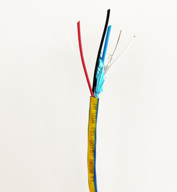 Ethereal 22-2, Netverks kable , blå/gull, 1000FT Box