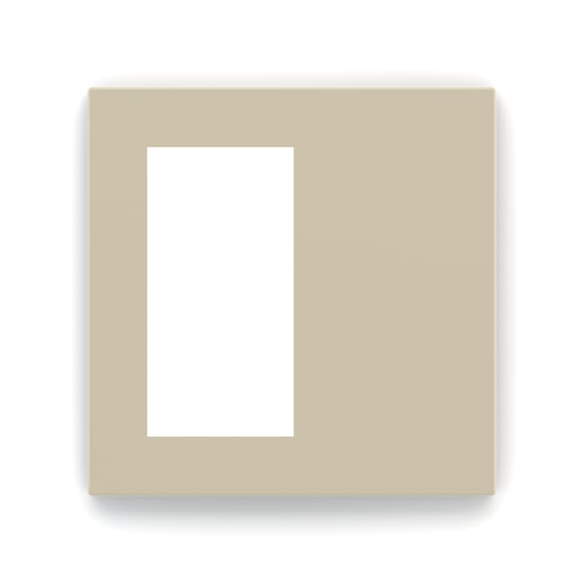 Ekinex EK-DQT-FBL, Square plate, Window 30x60, FENIX Beige Luxor