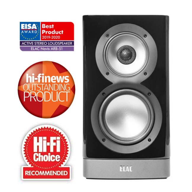 Elac NAVIS ARB-51, sort HG, stk