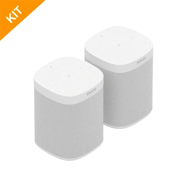Sonos ONE pakke for to rom i hvit