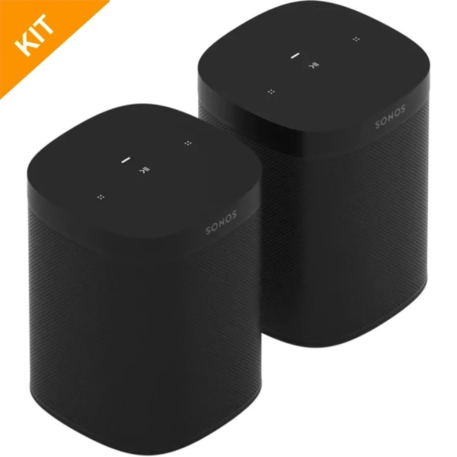 Sonos ONE SL stereo pakke i sort