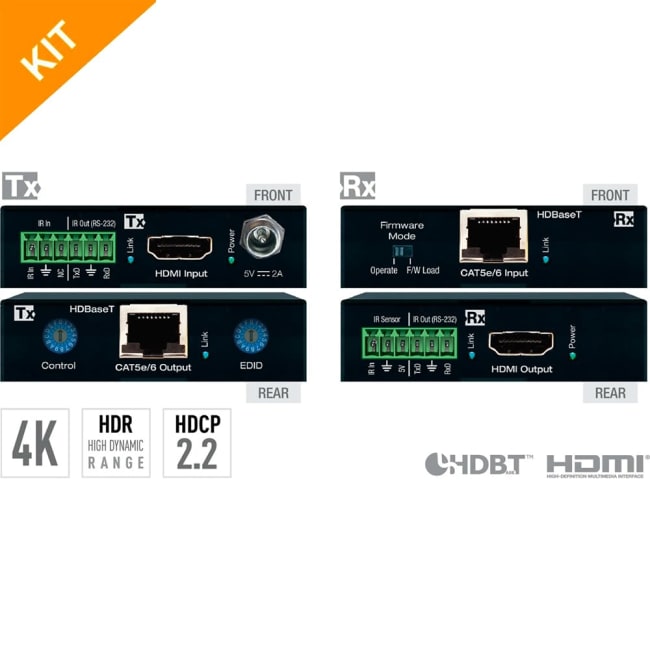 Key Digital KD-X222PO, HDBaseT HDMI Extenders