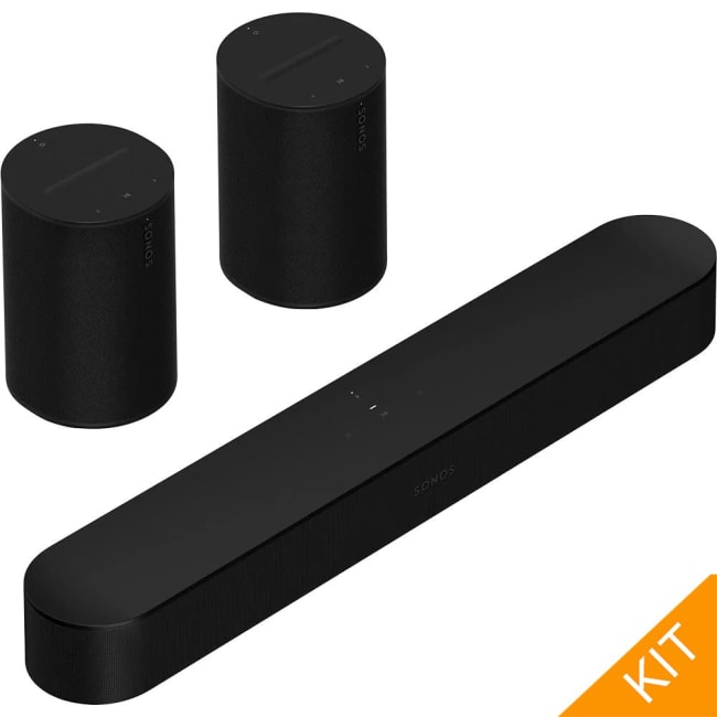 Sonos surroundpakke med Beam gen.2 og ERA 100 i sort