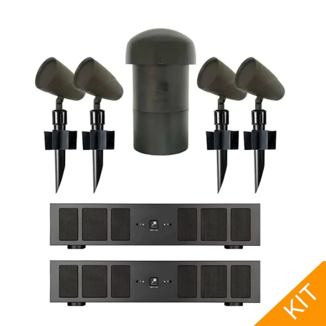 Sonance LS6T/LS12T SUB - 4.1, utendørs høyttaler system med 2 x effektforsterker