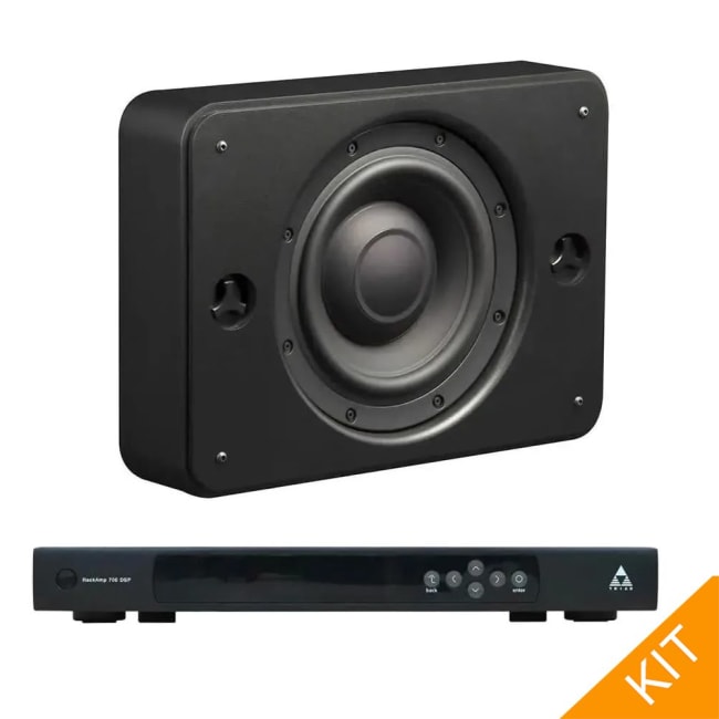 Triad OnWall Bronze SlimSub KIT, subwoofer med RackAmp 700
