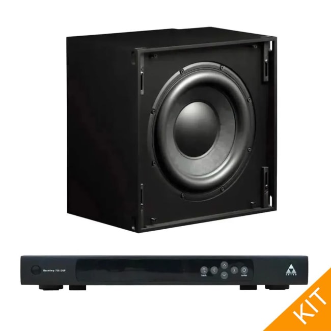 Triad InCeiling Bronze/10 Sub KIT, 2 x innbyggings subwoofer med RackAmp 700