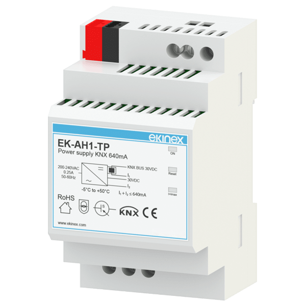 Ekinex EK-AH1-TP, Bus power supply 640 mA