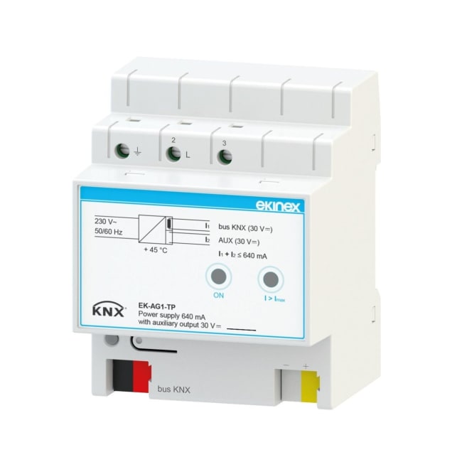 Ekinex EK-AG1-TP, KNX bus power supply 640 mA