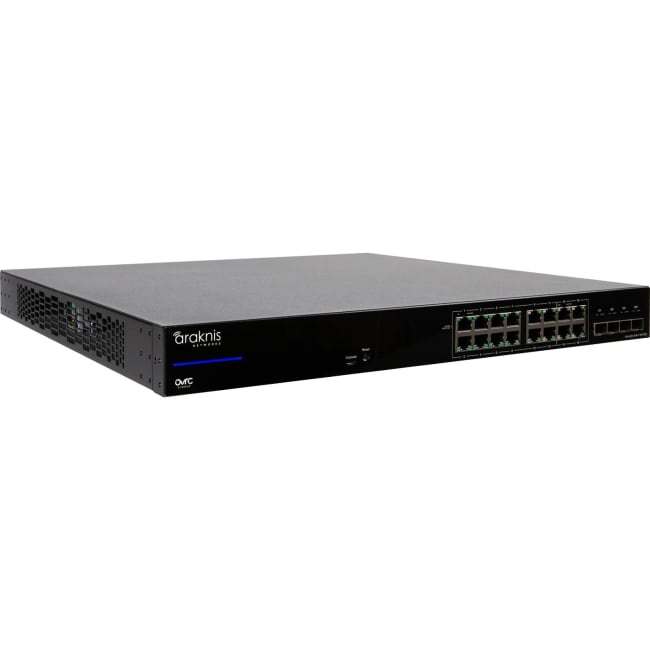 Araknis AN-420-SW-F-16-POE, L3 Managed Partial Multi-gig Switch With Full PoE | 16 Plus 2 Front Port