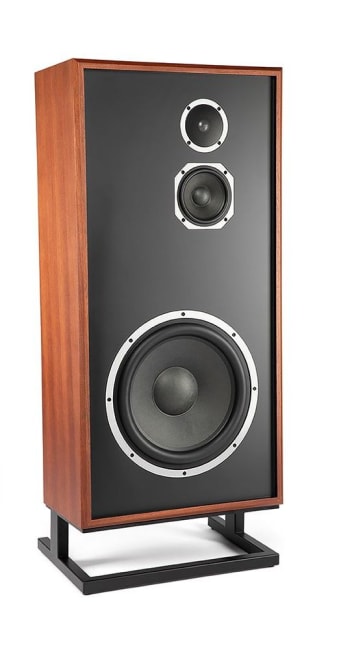 KLH Model Seven, gulvstående høyttaler i vestafrikansk mahogni - venstre, stk.