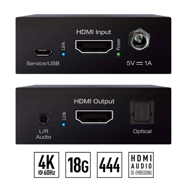 Key Digital KD-FIX418A-3, HDMI Connectivity Fixer with Audio De-Embedding and Down-convert
