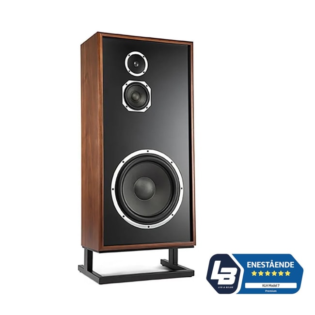 KLH Model Seven, gulvstående høyttaler i engelsk valnøtt - høyre, stk.