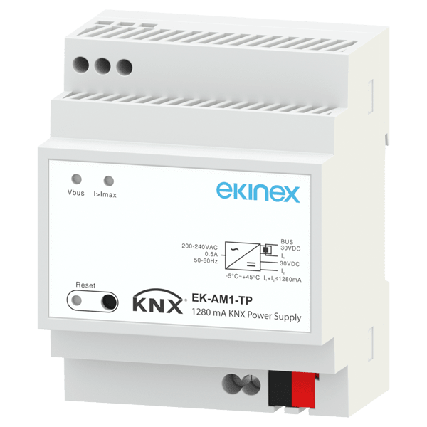 Ekinex EK-AM1-TP, Bus power supply 1280 mA