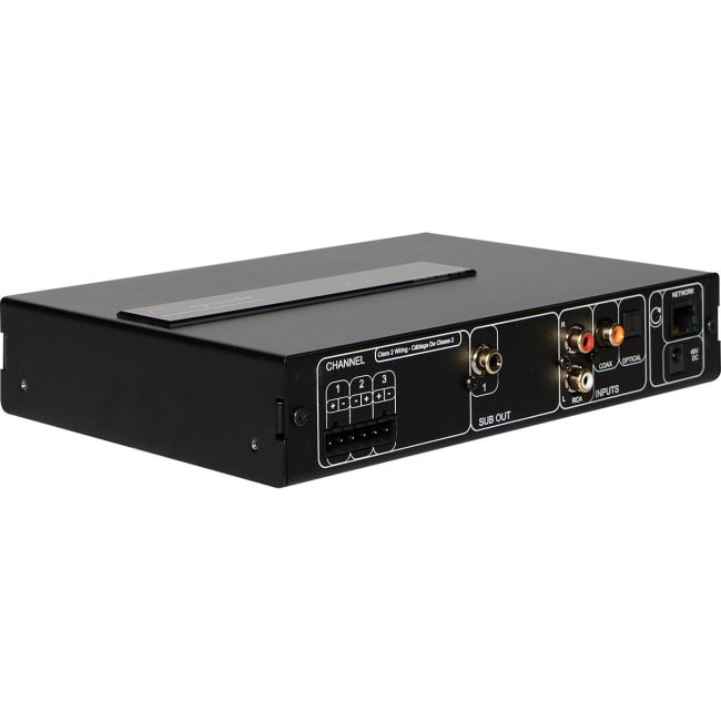 Episode EA-MOIP-AMP-3D-50, 3 Channel 50W POE Matrix Switching Amp DSP Config W/ MoIP Streaming Capability