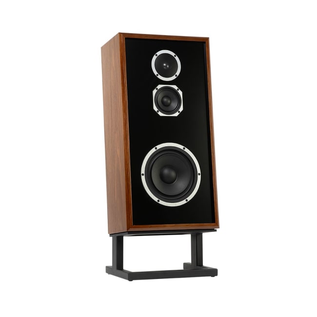 KLH Model Four, gulvstående høyttalere i valnøtt, stk.