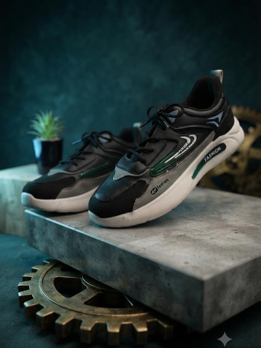 Metro Sport Black & White Runner