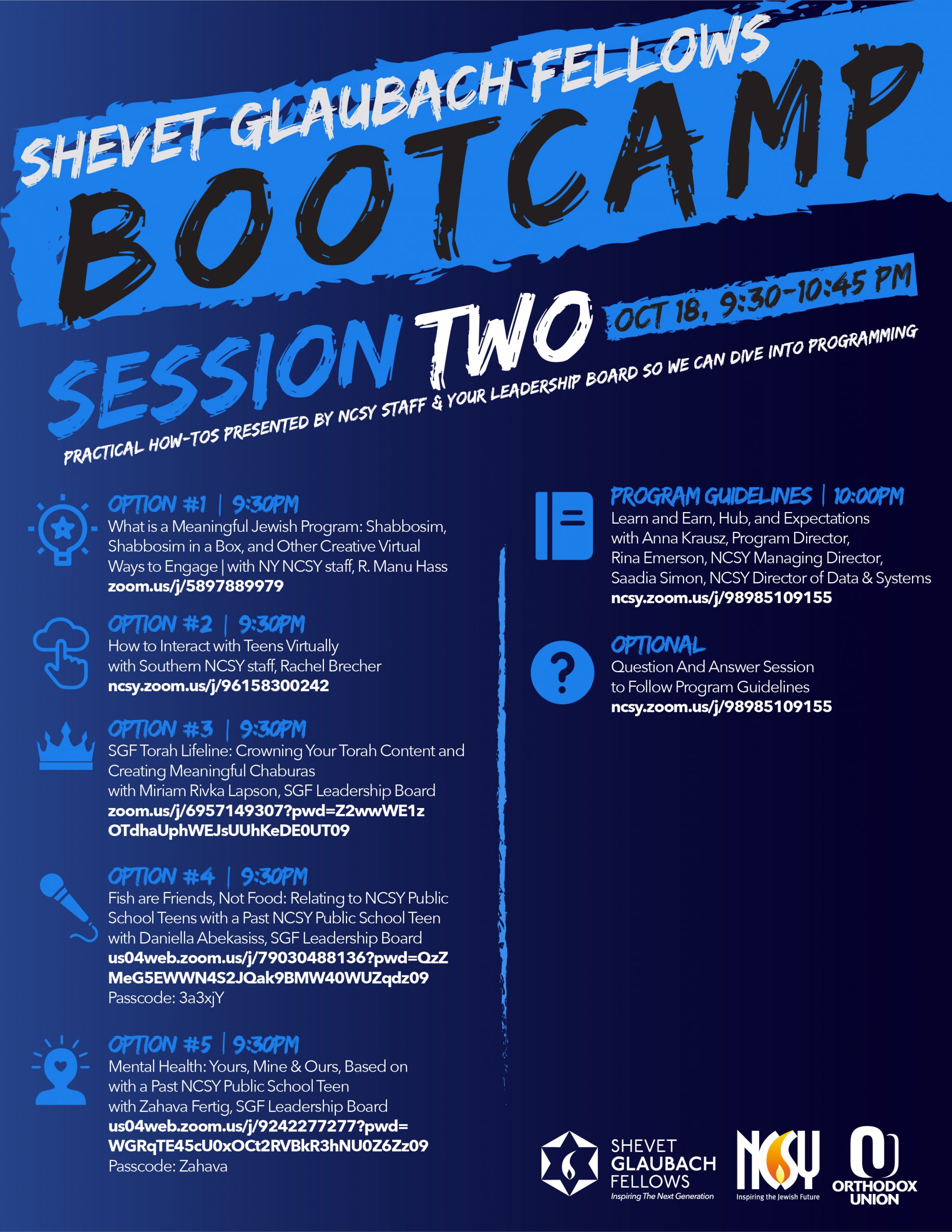 Shevet Glaubach Fellowship: Bootcamp Pt 2