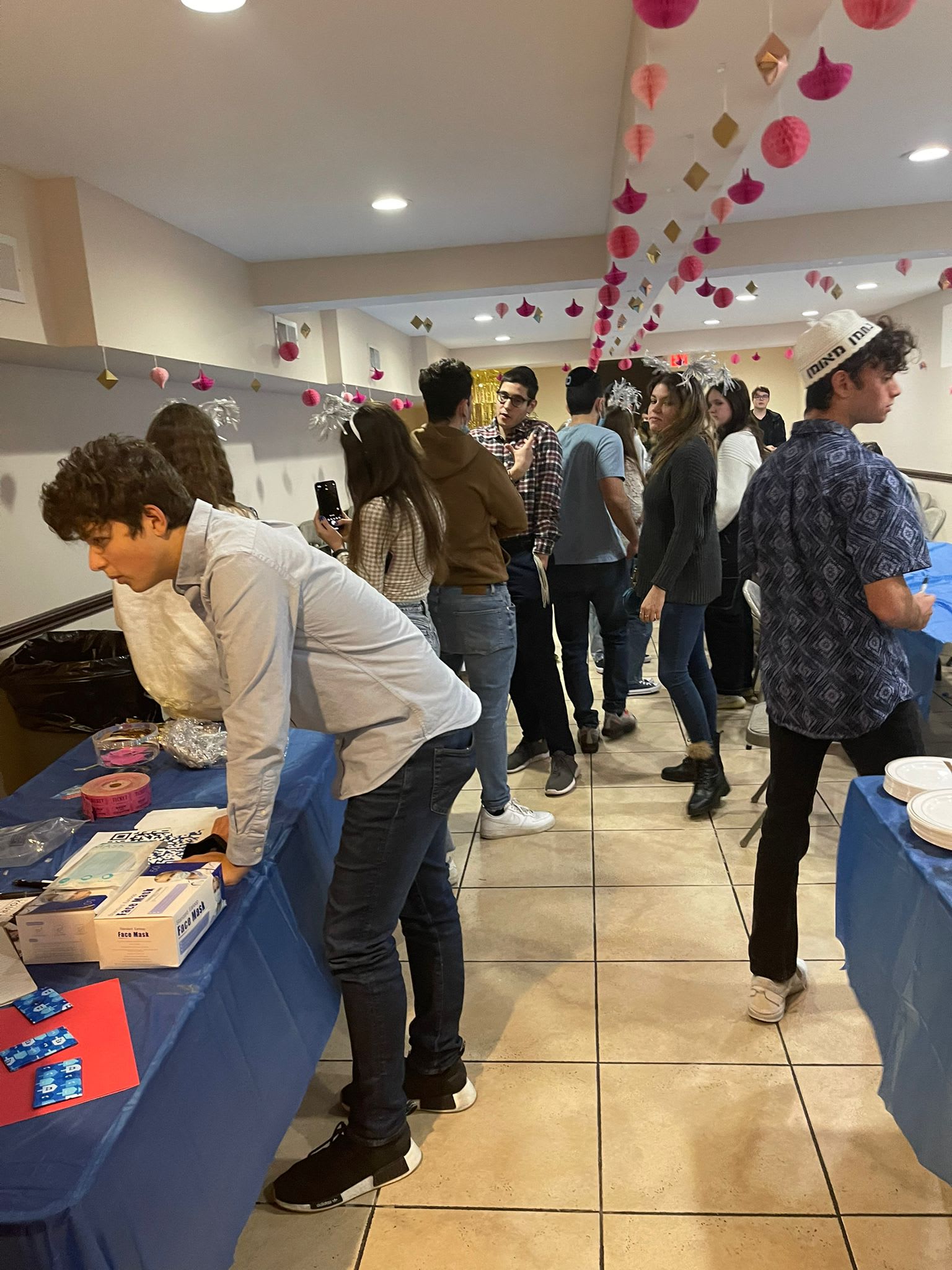 Channukah Party in the Brooklyn Community