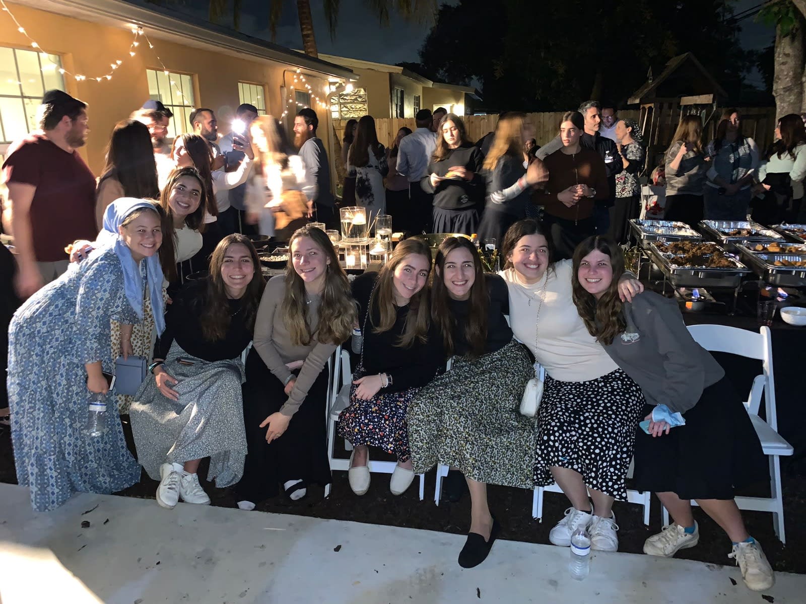 Fellows join together at an Eitan Katz Kumzits