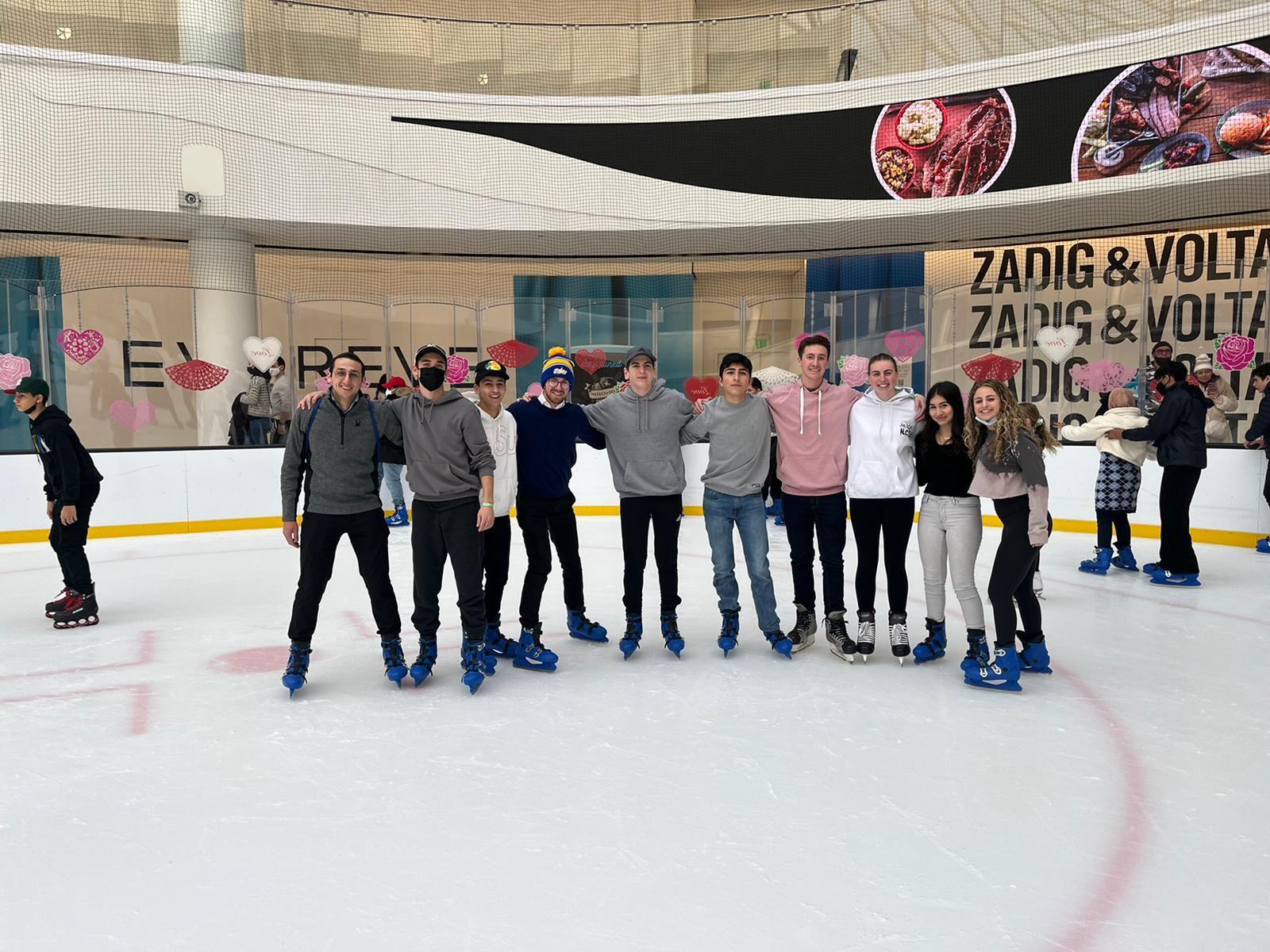 Ice skating event at American Dream mall