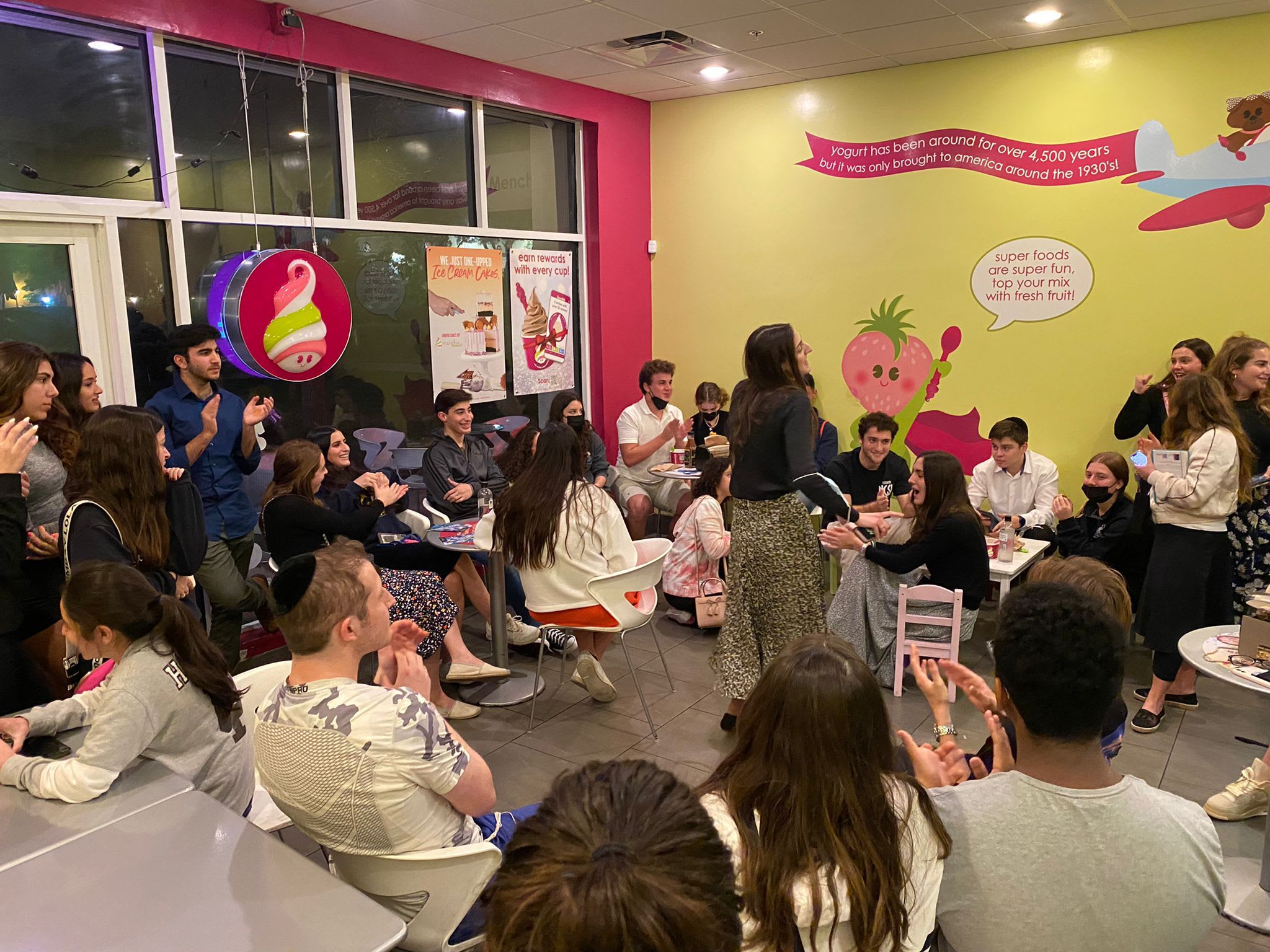 Learning session led by fellows for teens