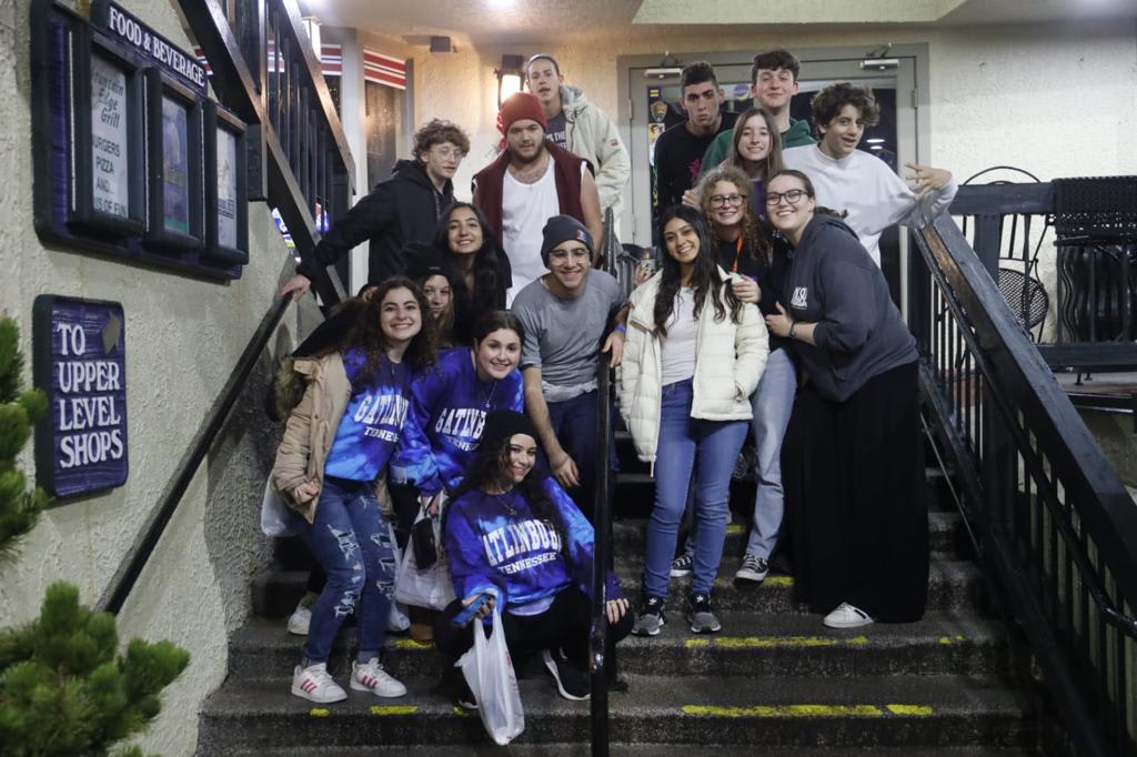 Teens and Fellows spending time together at Southern winter regional