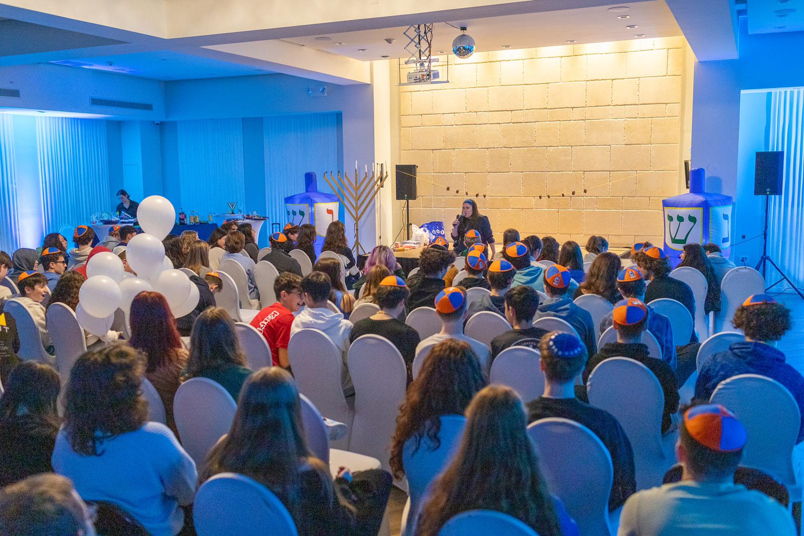 Fellows gather in Brooklyn for a Mega Chanukah Event